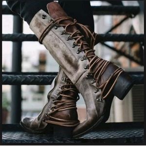 Freebird by Steven Cole Corset Lace Up Boot 8